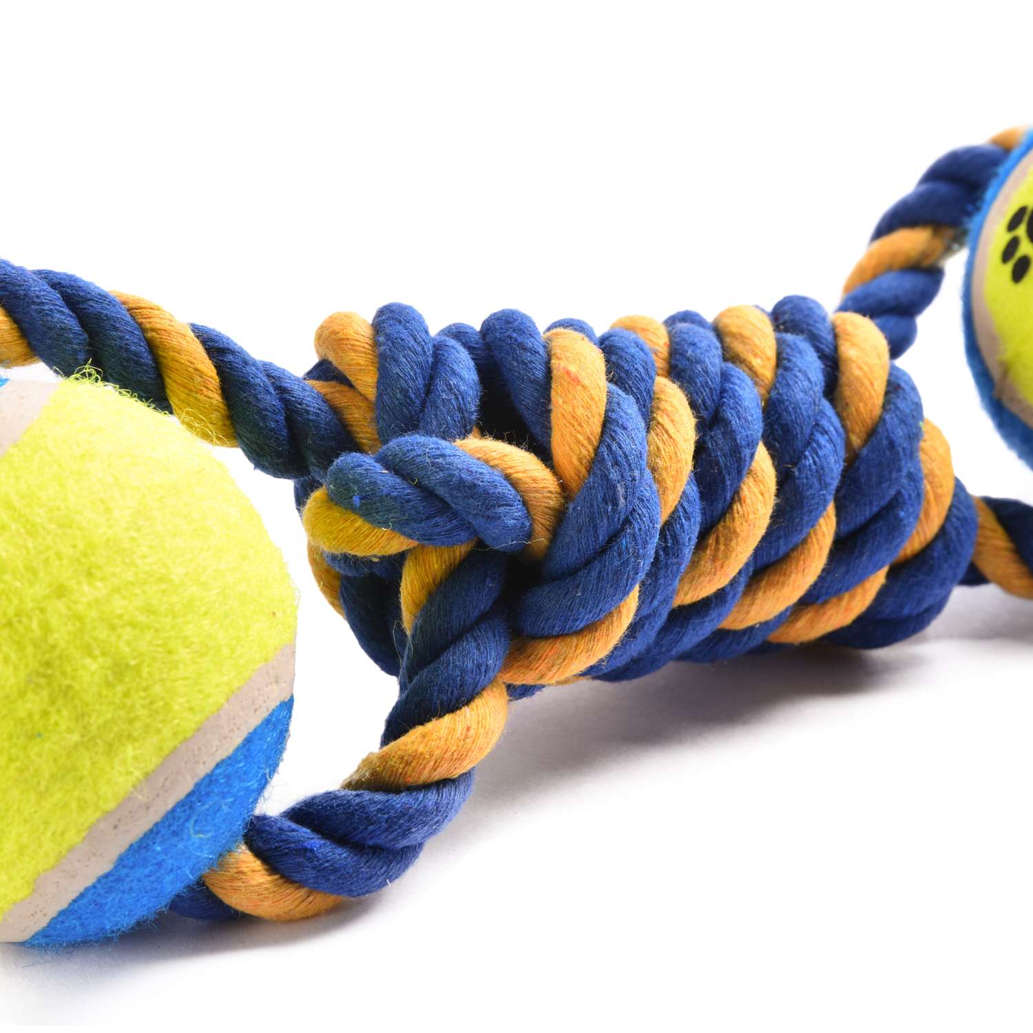 Игрушка для собак FAUNA Гантель с мячами на подвесе FIRT-0018 - фото 4