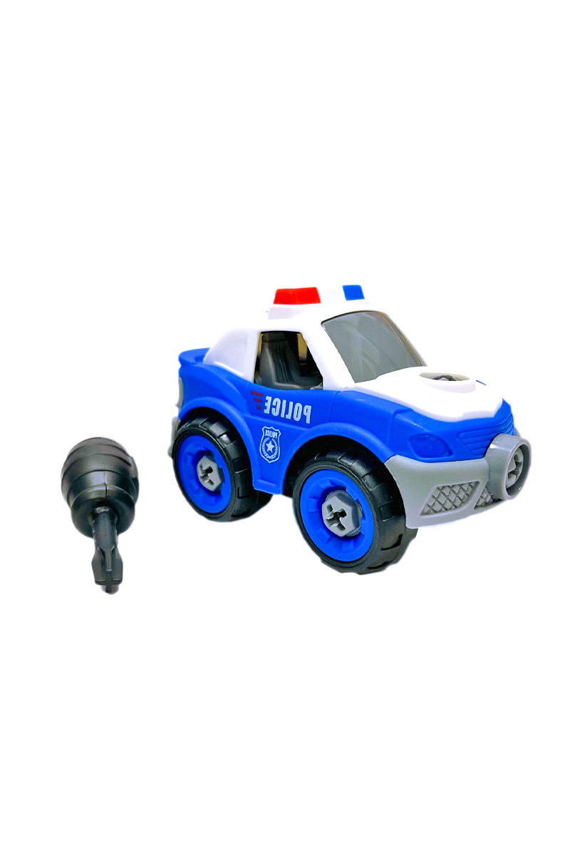Детский конструктор SHARKTOYS скрутка полицейская машинка - фото 3