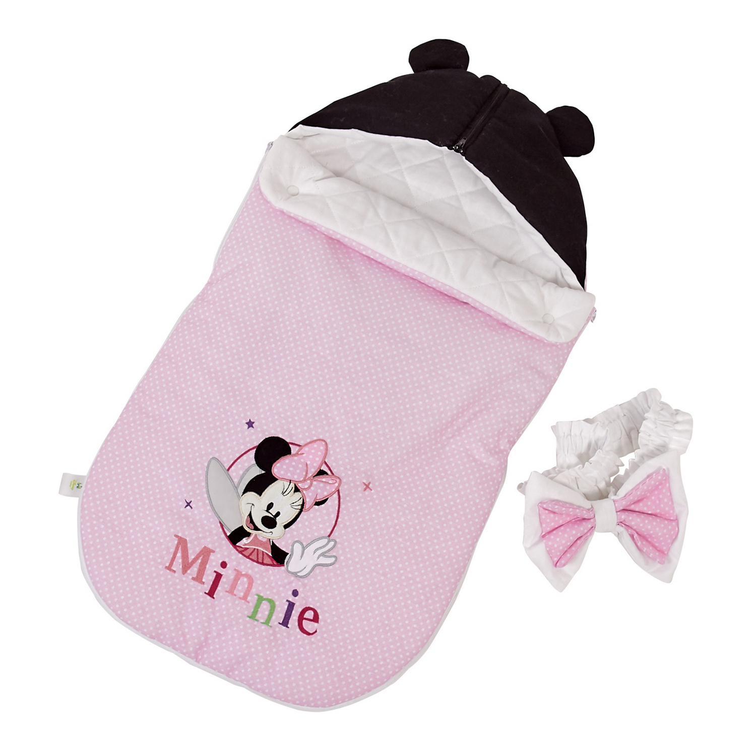 Конверт Polini kids Disney baby Минни Маус Фея демисезонный Розовый - фото 2