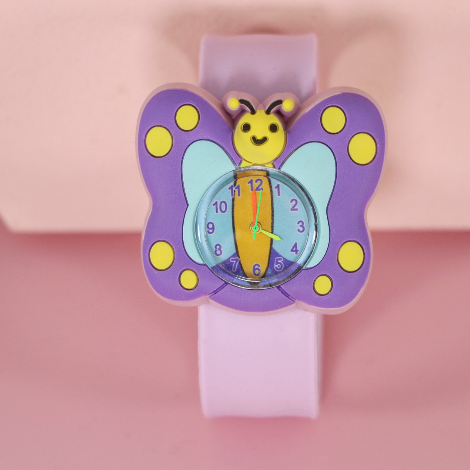 Часы Sima-Land наручные детские «Бабочка» ремешок силикон - фото 4