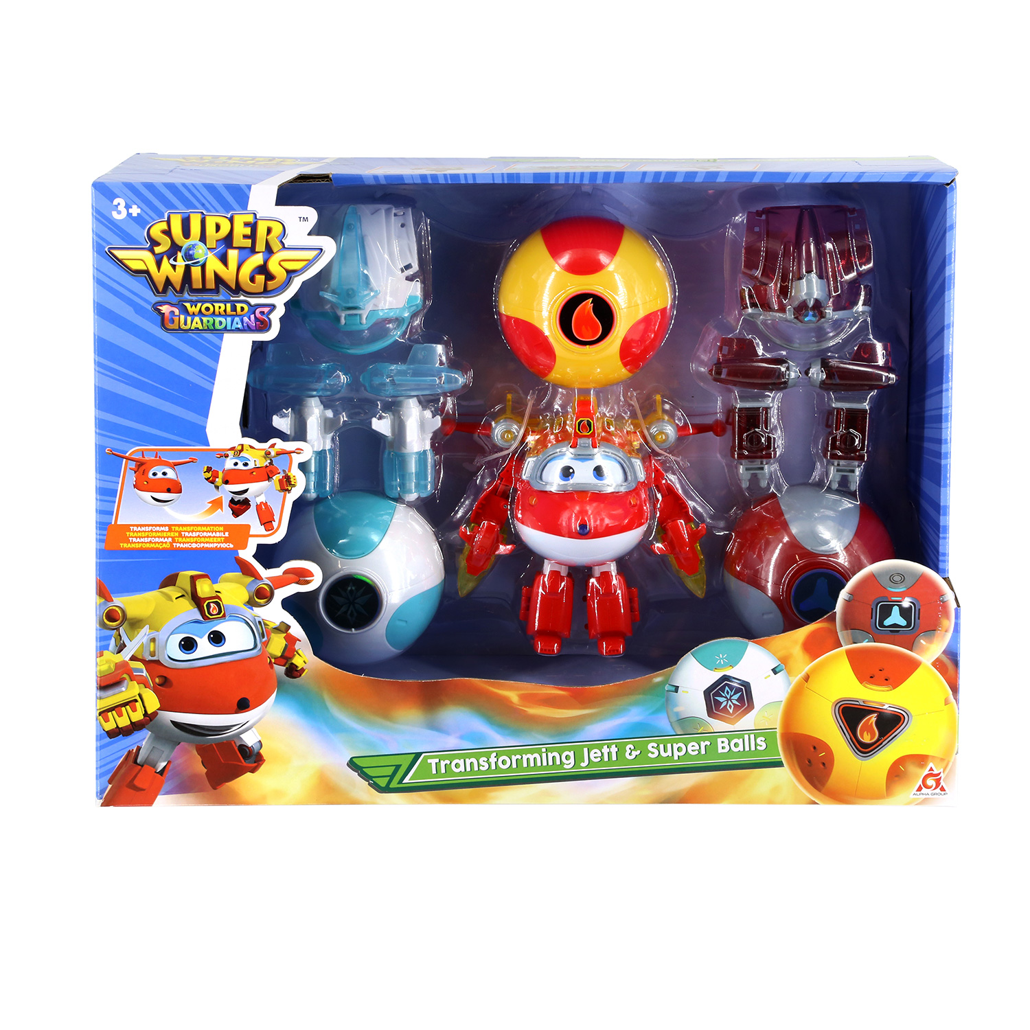 Игровой набор Super Wings Джетт без механизмов красный EU760201 - фото 10