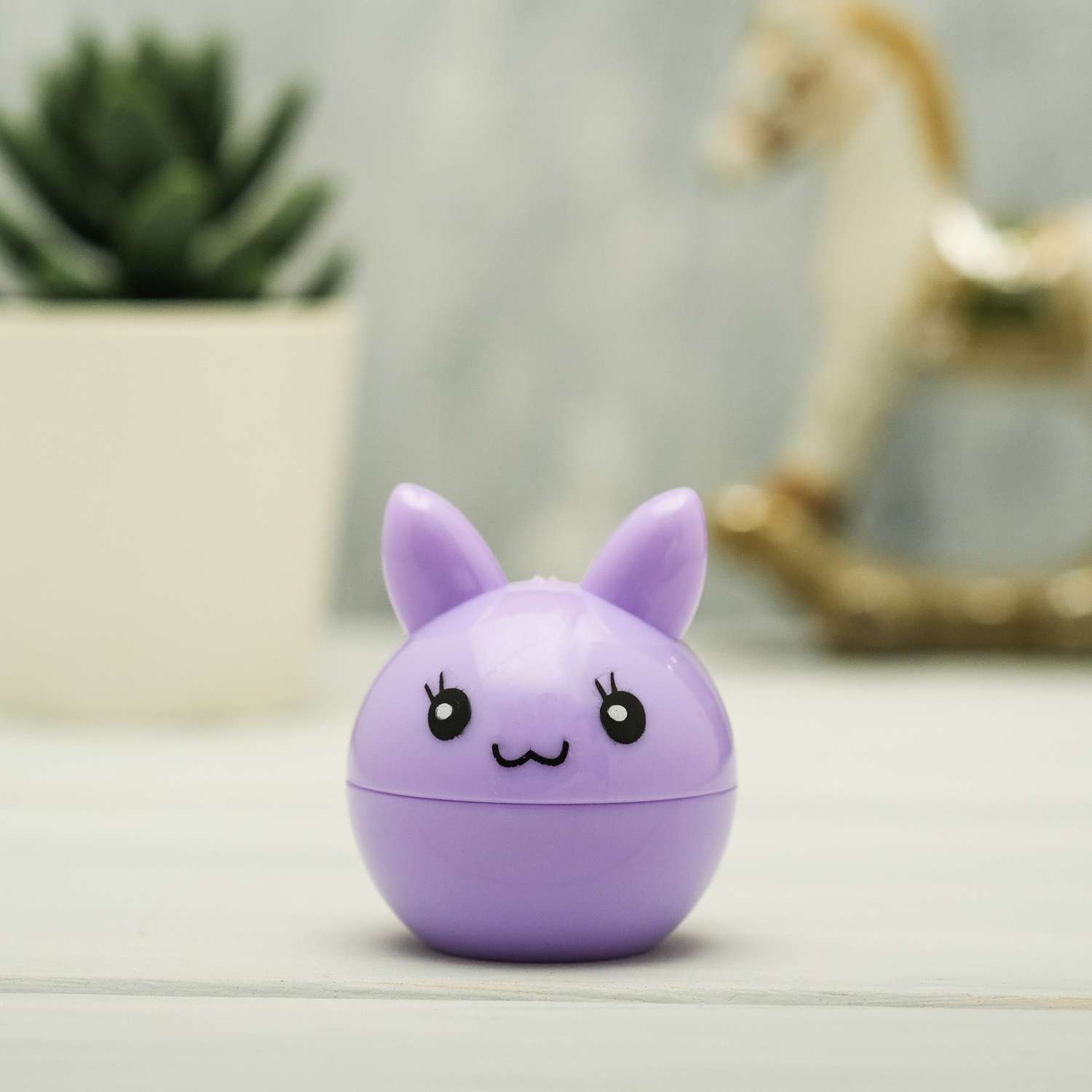 Блеск для губ Выбражулька «Мяу» фиолетовый котик аромат виноград - фото 3