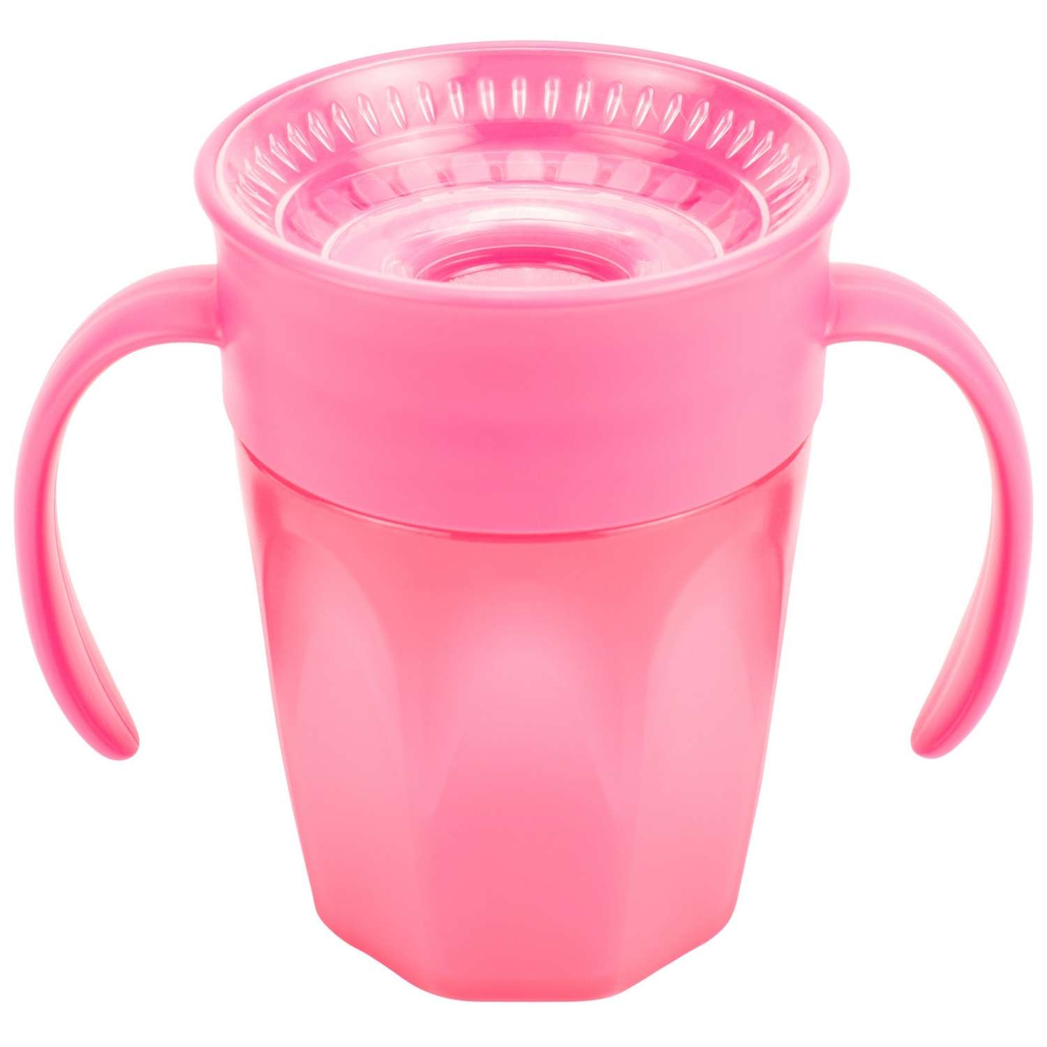Чашка-непроливайка Dr Brown's Cheers 360 200мл Розовый - фото 1