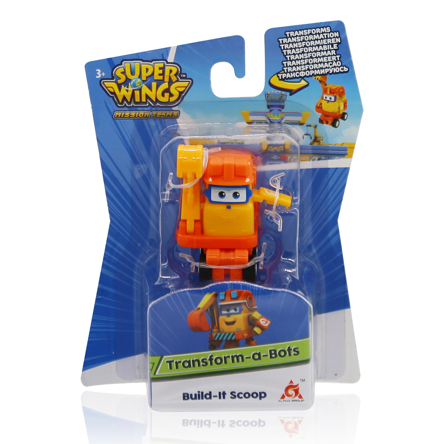 Самолет Super Wings Мини-трансформер Скуп EU730013 - фото 2