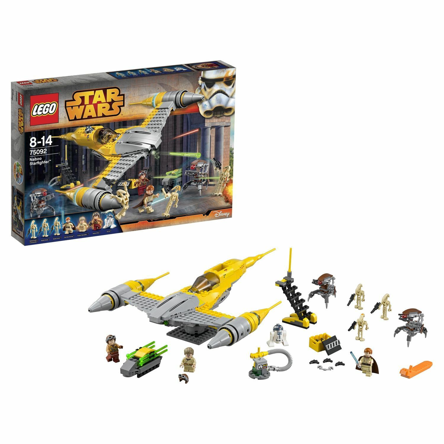 Конструктор LEGO Star Wars TM Истребитель Набу™ (Naboo Starfighter™)  (75092) купить по цене 5499 ₽ в интернет-магазине Детский мир