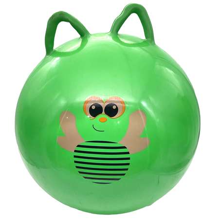 Мяч прыгун с ушками 45 см Bolalar зеленый