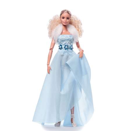 Комплект русалки одежда для кукол Barbie VIANA голубой и белый