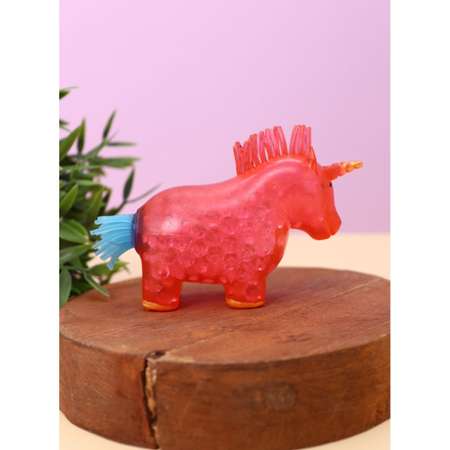 Мялка-антистресс iLikeGift Colorful unicorn squishy red