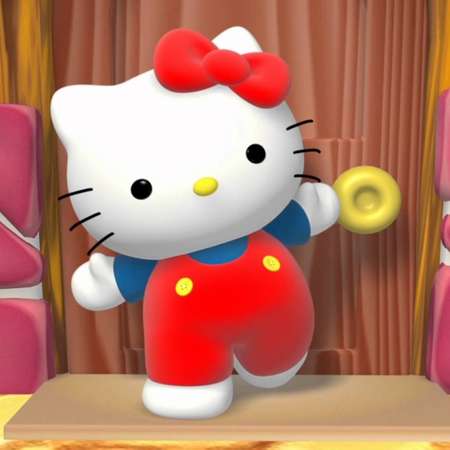 Кукла Карапуз Hello Kitty Голубой 228669