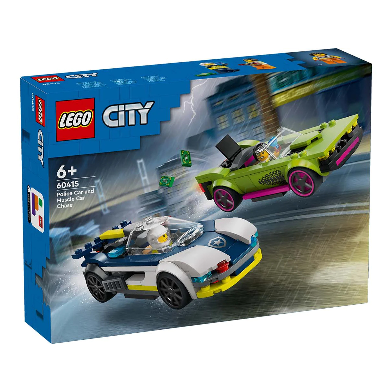 Конструктор детский LEGO City Погоня полицейской машины 60415 - фото 10