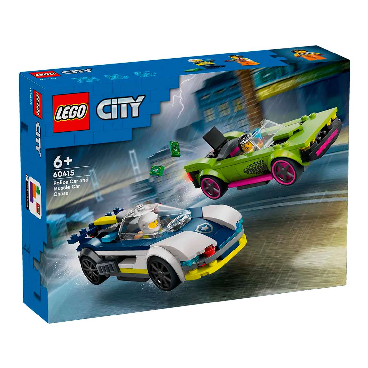 Конструктор детский LEGO City Погоня полицейской машины 60415 - фото 10