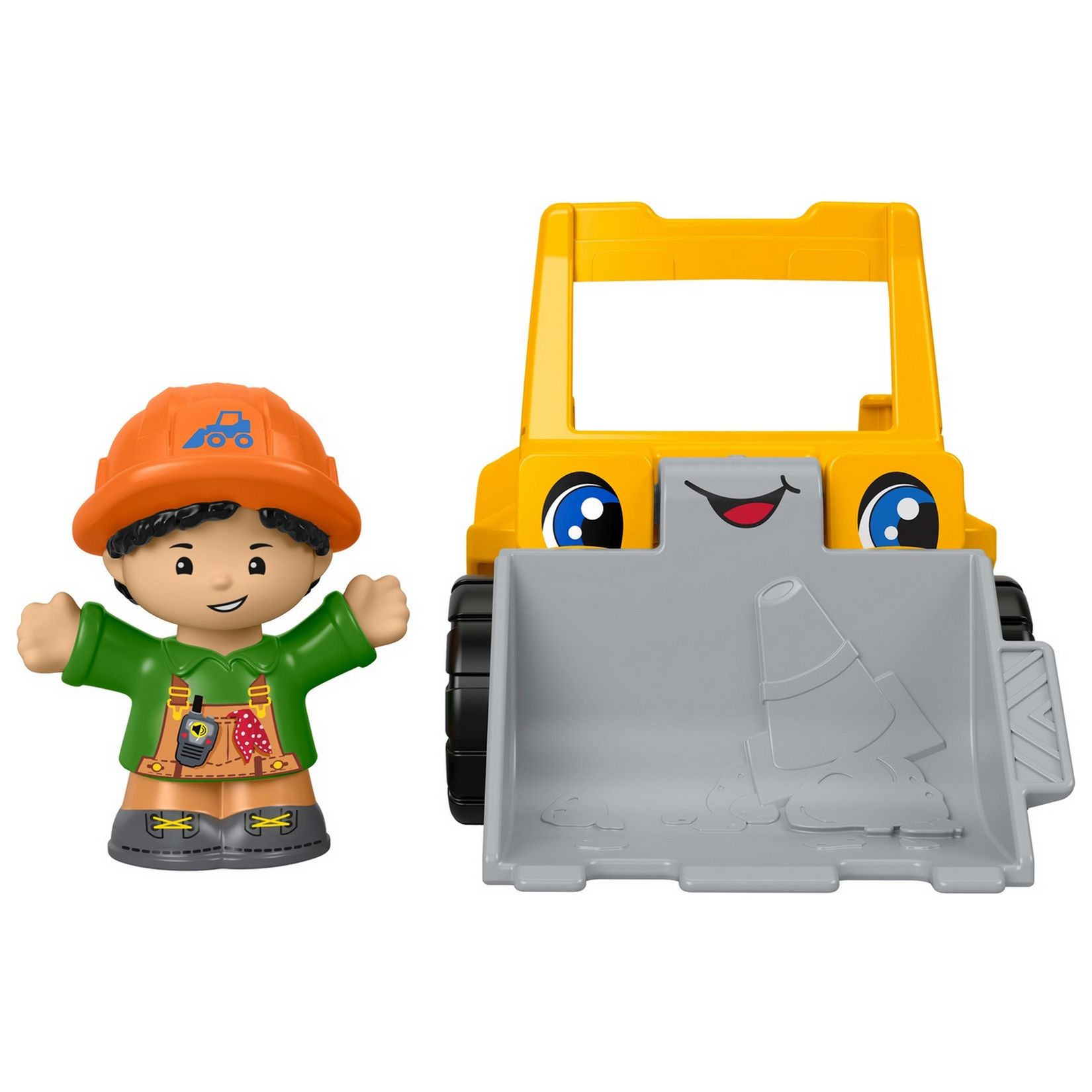 Игрушка Fisher Price Бульдозер с фигуркой GWD14 - фото 1