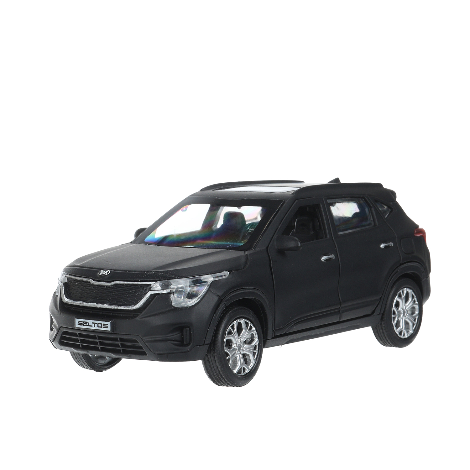 Автомобиль Технопарк KIA Seltos черный 394425 - фото 4