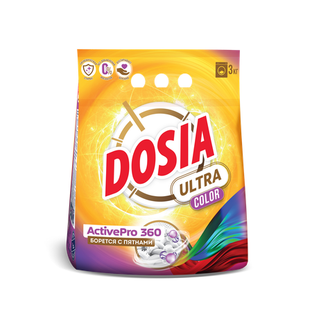 Стиральный порошок Dosia для цветных вещей ULTRA Color 3 кг