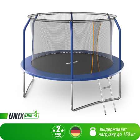 Батут каркасный supreme basic UNIX line 10 ft Blue диаметр 305 см вес до 150 кг диаметр прыжковой зоны 250 см