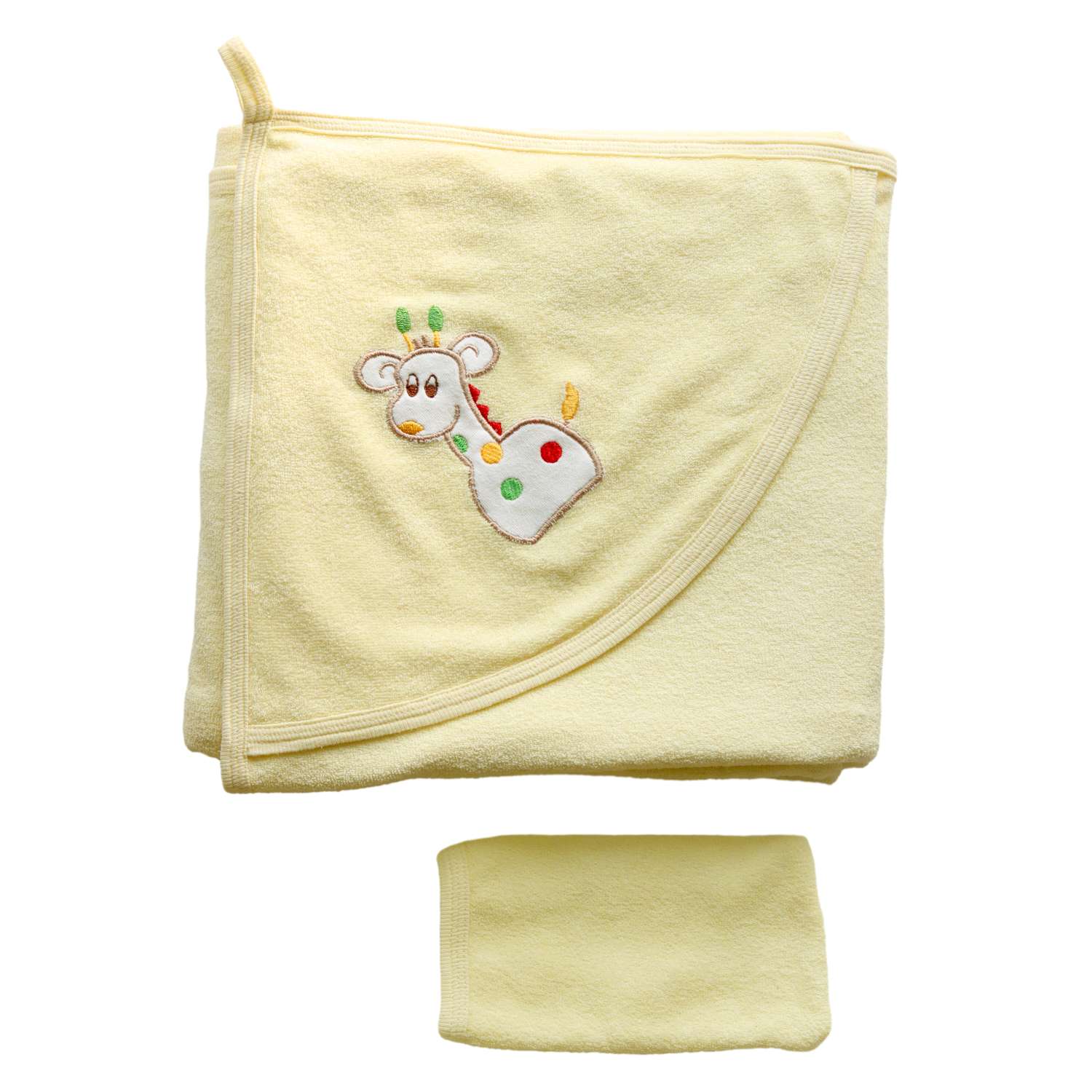 Набор для купания ALARYSPEOPLE пеленка-полотенце с уголком и рукавичка - фото 14