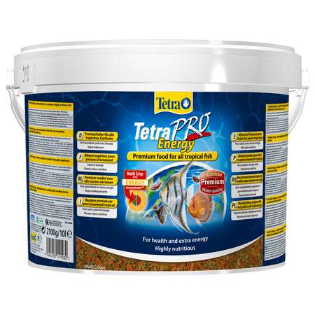 Корм для рыб Tetra 10л Pro Energy Multi Crisps всех видов для дополнительной энергии чипсы