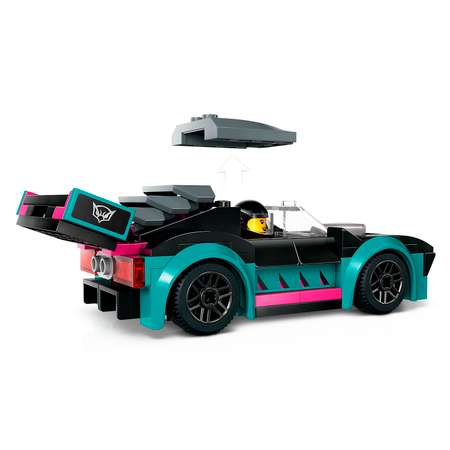 Конструктор детский LEGO City Гоночный автомобиль и автовоз 60406