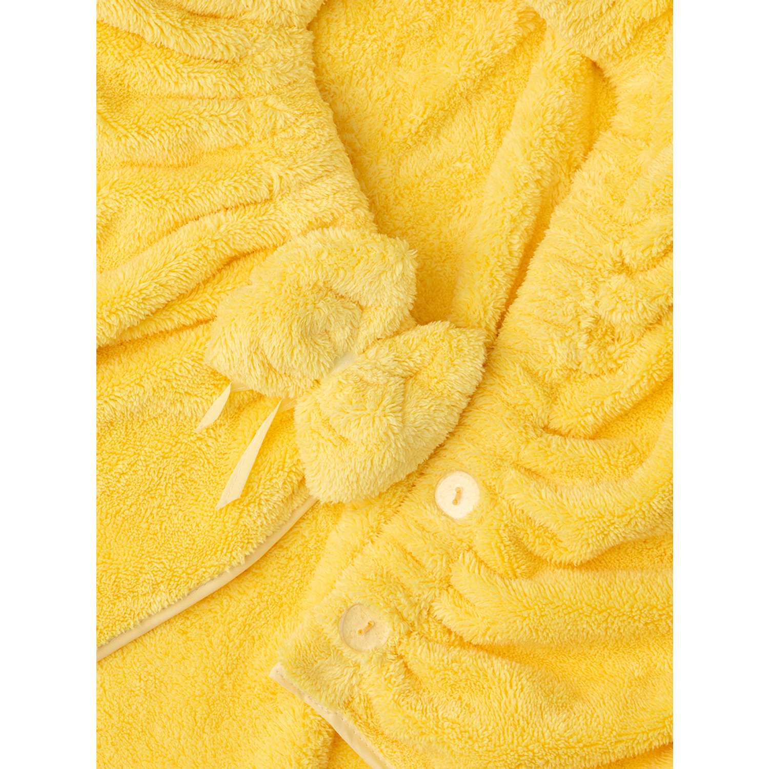 Юбка для сауны DeNASTIA микрофибра 80x145 см желтый Q000001 - фото 3