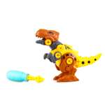 Игровой набор Mioshi Динозавр-конструктор: Тираннозавр 18х14 см 11 деталей отвёртка винты