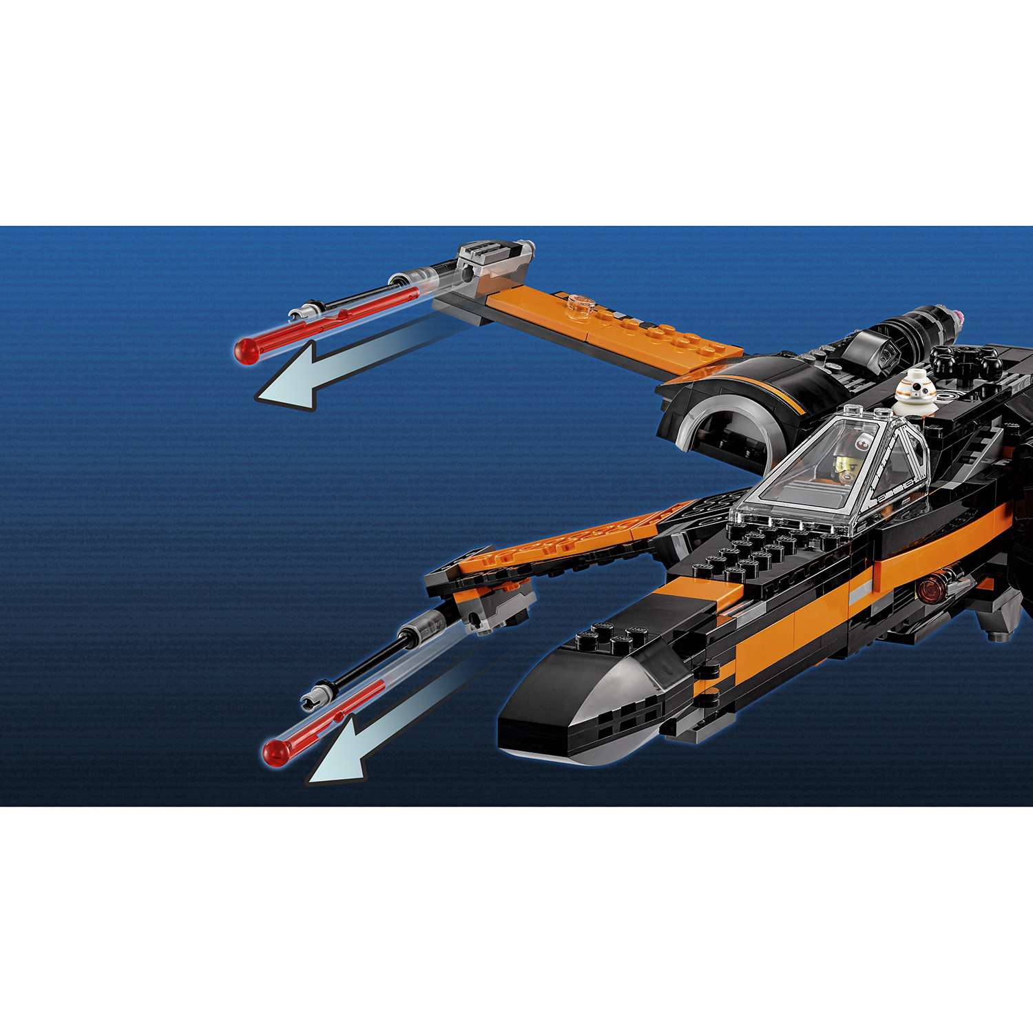 Конструктор LEGO Star Wars TM Истребитель По (Poe's X-Wing Fighter™) (75102) - фото 8