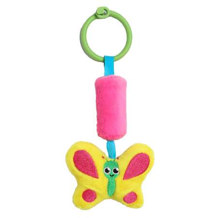Развивающая игрушка подвеска Крошка Я Бабочка с колокольчиком