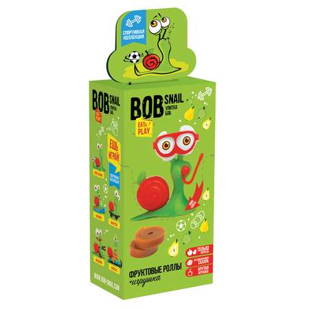 Набор с игрушкой Bob Snail Ролл фруктовый 20г