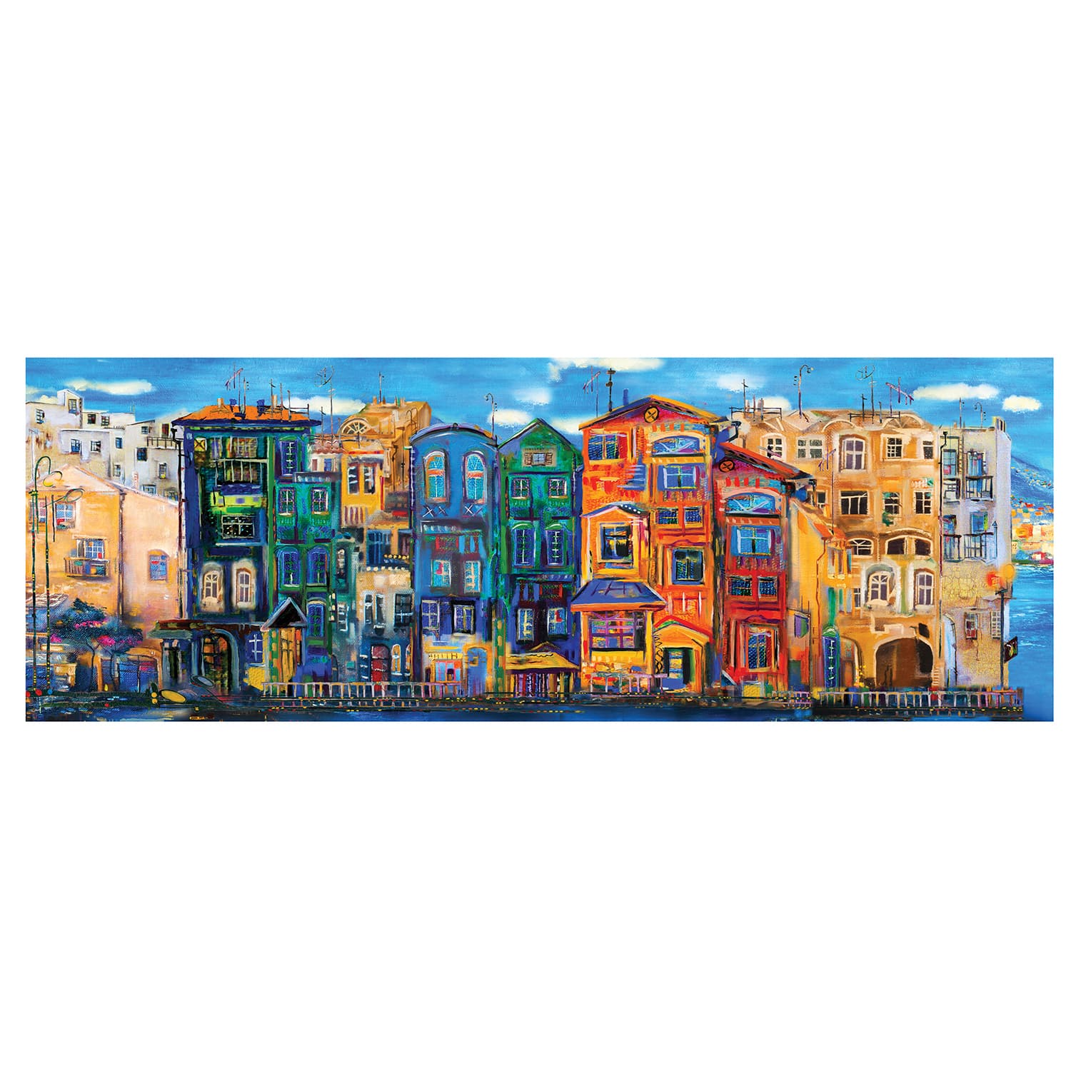 Пазл-панорама 1000 деталей ART PUZZLE Красочный город - фото 2