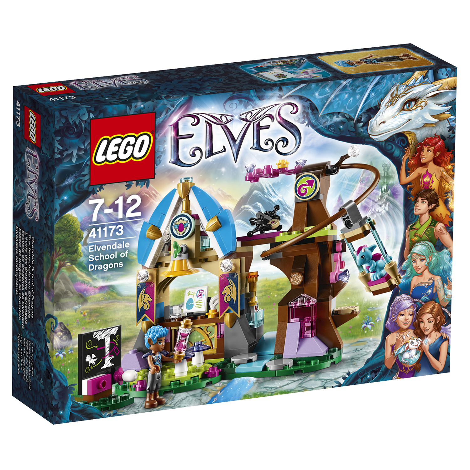 Конструктор LEGO Elves Школа драконов (41173) купить по цене 1499 ₽ в  интернет-магазине Детский мир