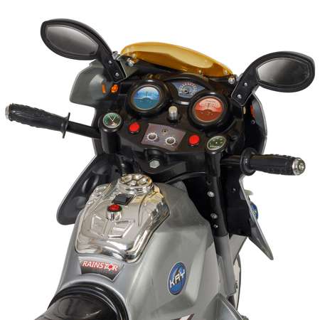 Мотоцикл BABY STYLE на аккумуляторе серебристый