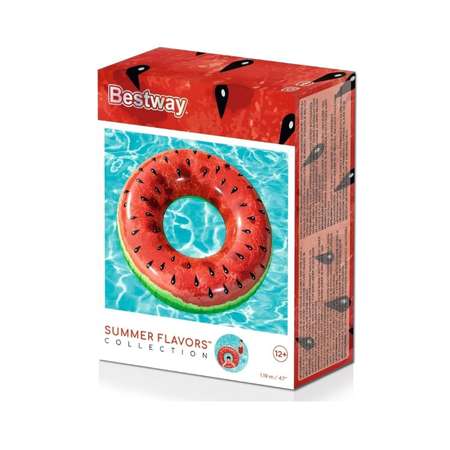 Круг для плавания BESTWAY 119 см Арбуз