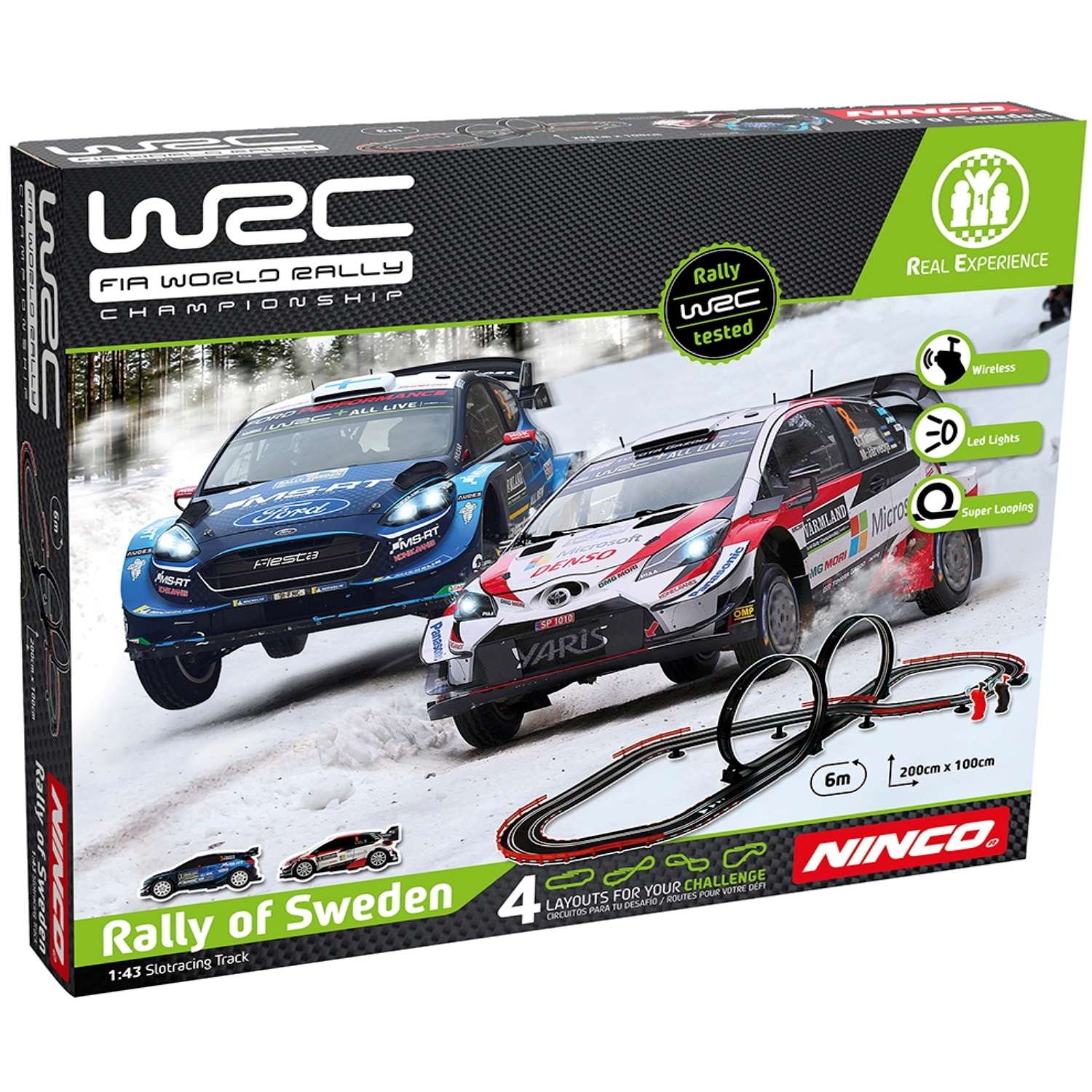 Автотрек Ninco WRC Rally Of Sweden 1:43 91013 - фото 2