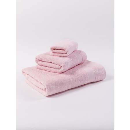 Набор махровых полотенец Ночь Нежна Розовый
