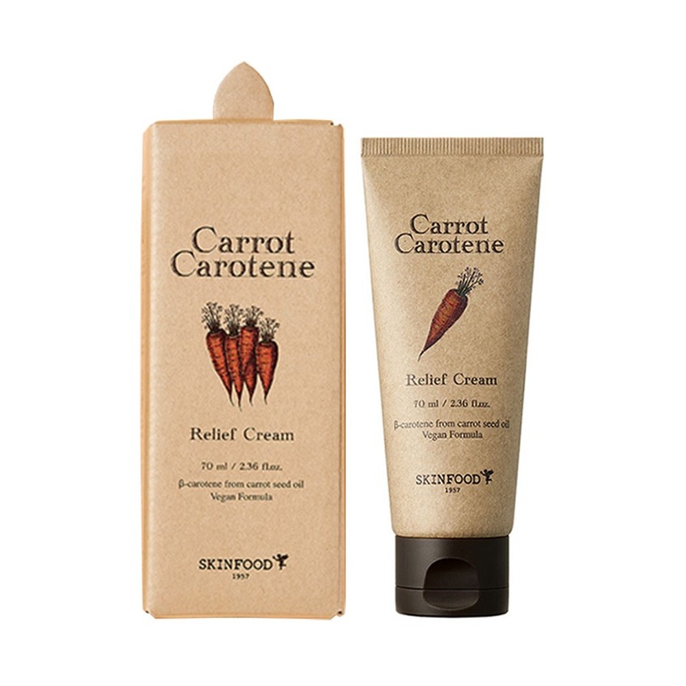 Крем для лица Skinfood Carrot carotene с экстрактом и маслом моркови выравнивающий тон кожи 70 мл - фото 4