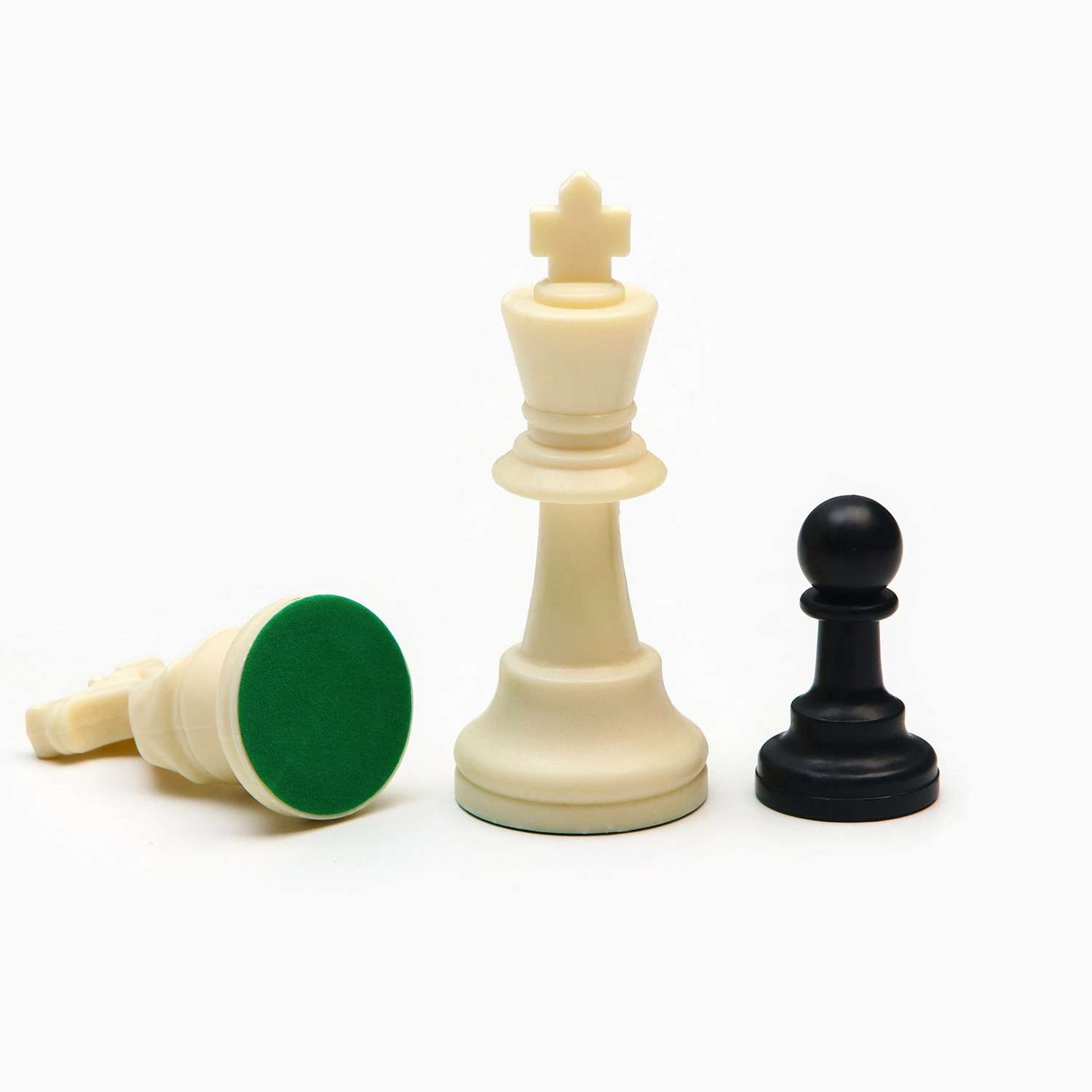 Шахматы Sima-Land в пакете фигуры пешка h 4 5 см ферзь h 7 5 см поле 50х50 см - фото 4