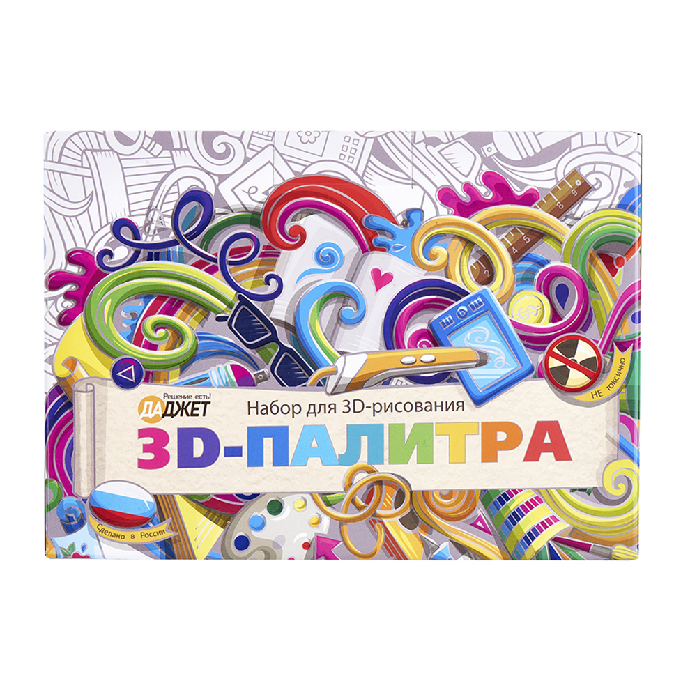 3D-палитра Даджет Пластик PLA для 3 д ручек Даджет - фото 8