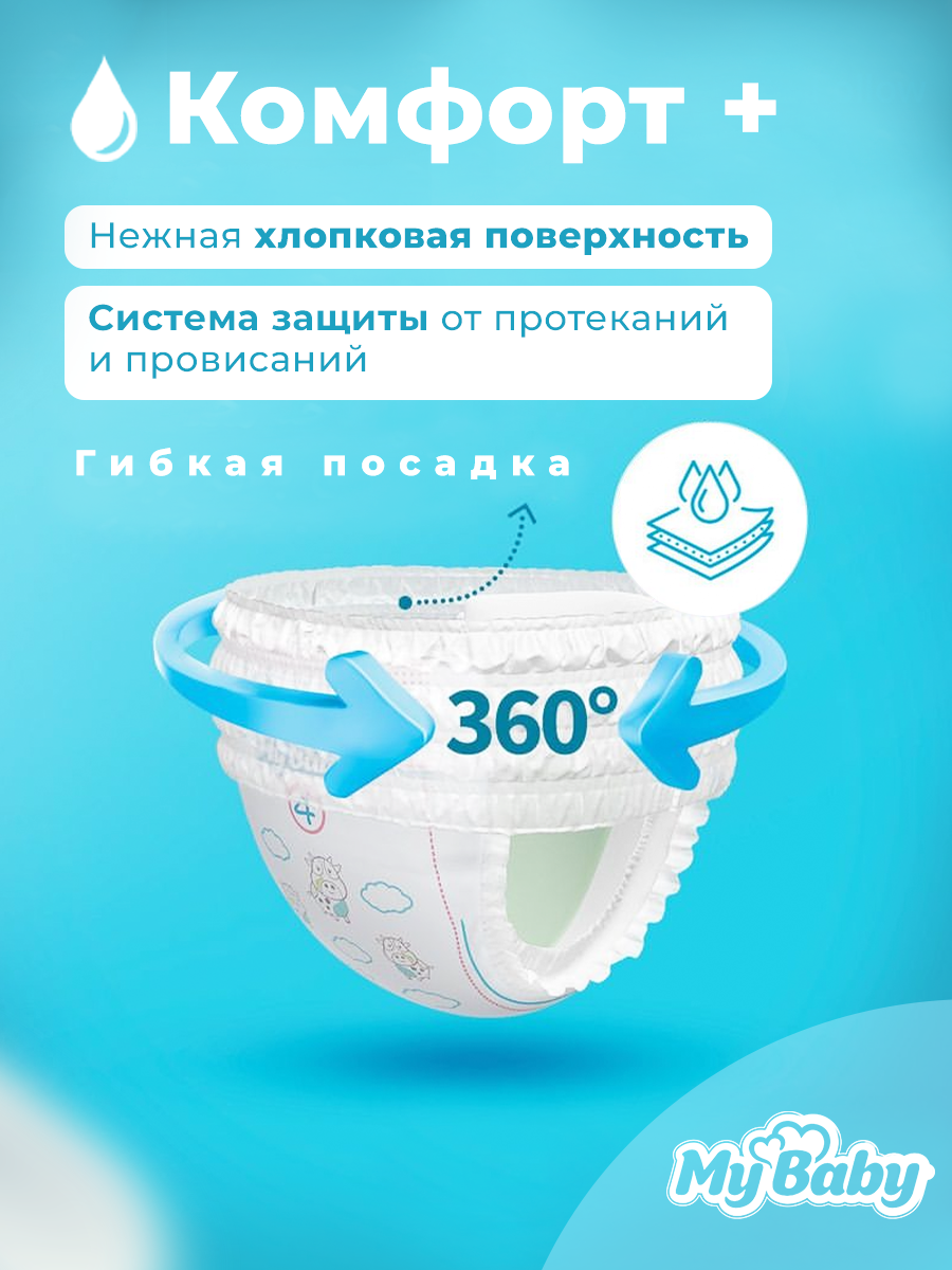 Трусики My baby 0 26 шт. - фото 5