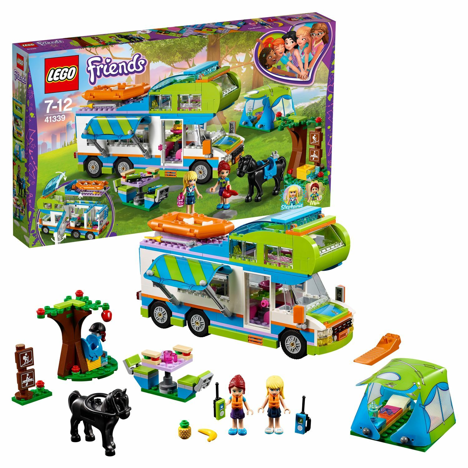 Lego friends camper set sale