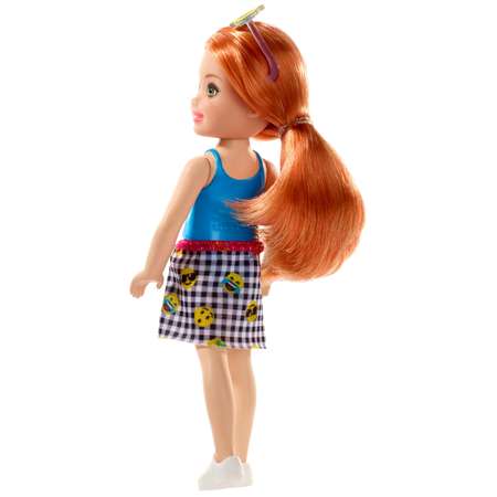 Кукла Barbie Челси Рыжеволосая в топе с надписью FXG81