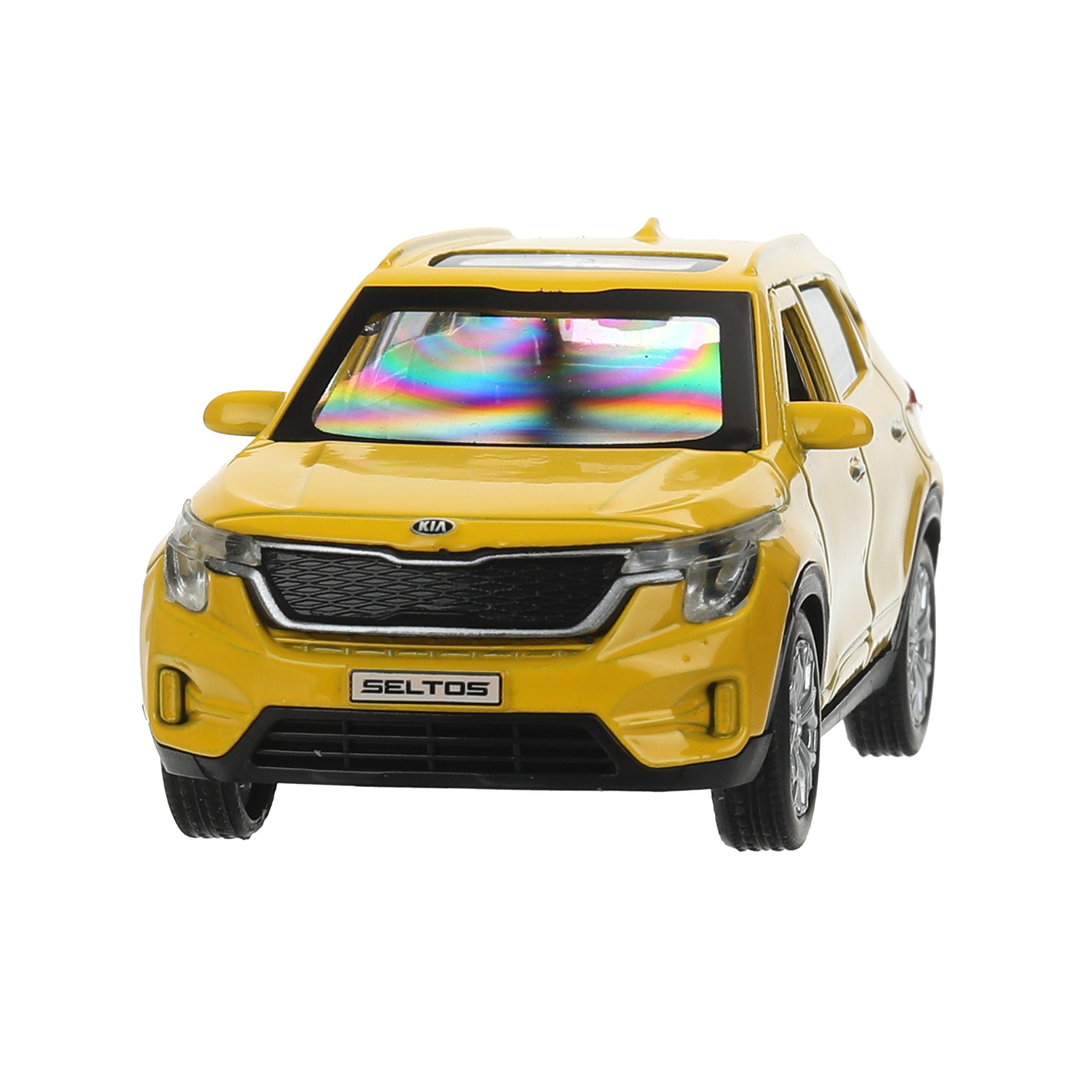 Автомобиль Технопарк KIA Seltos желтый 394416 - фото 12