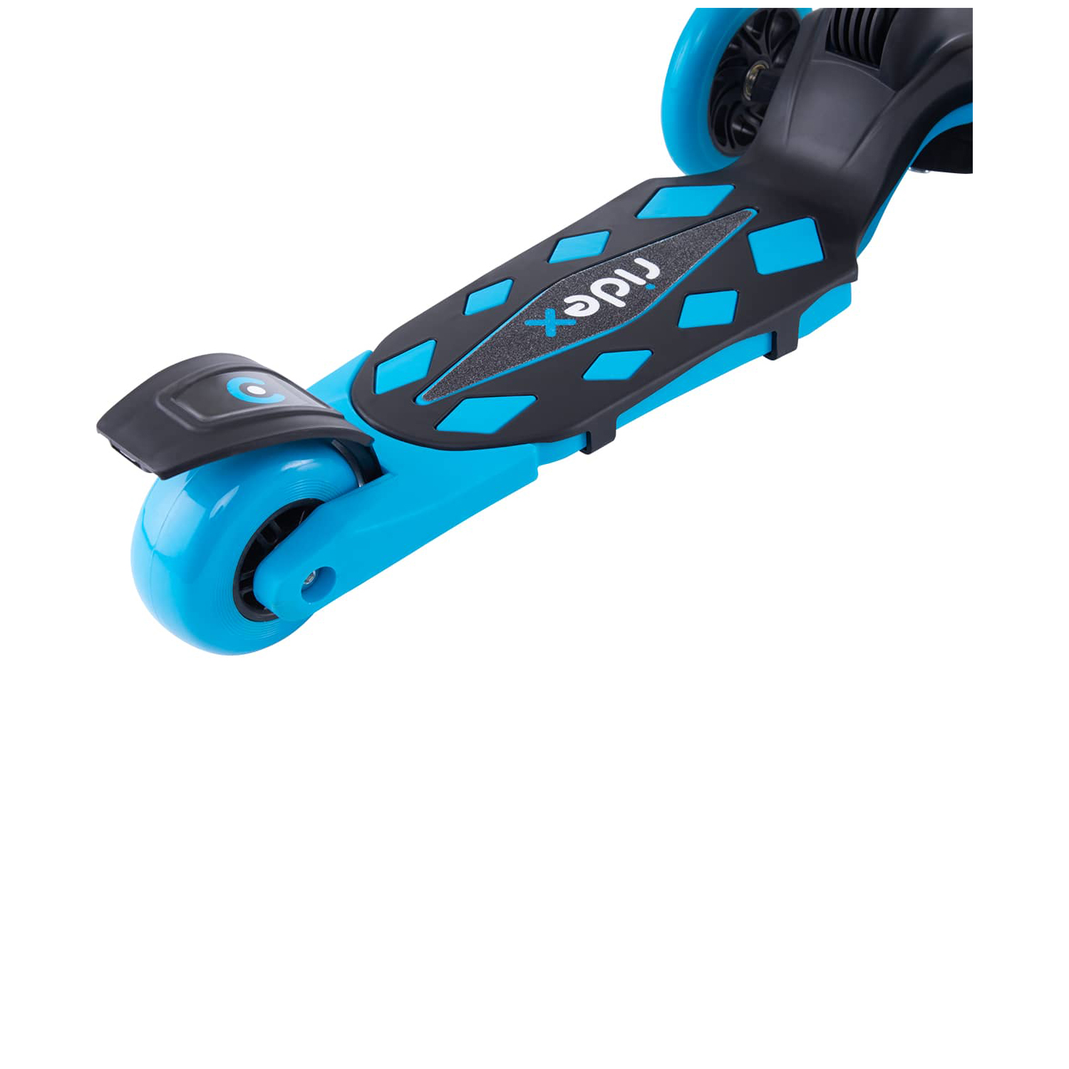 Самокат RIDEX трехколесный 3 wheels scooter Robin 120/80 neon light blue - фото 5