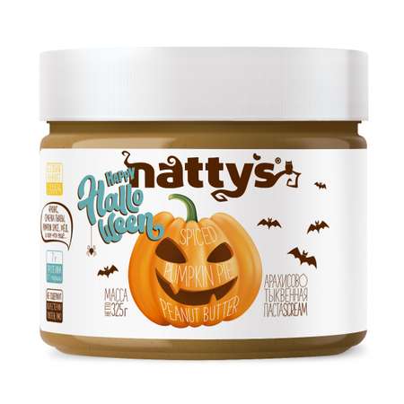 Паста арахисовая Nattys Spiced Pumpkin Pie со специями и медом 325 г