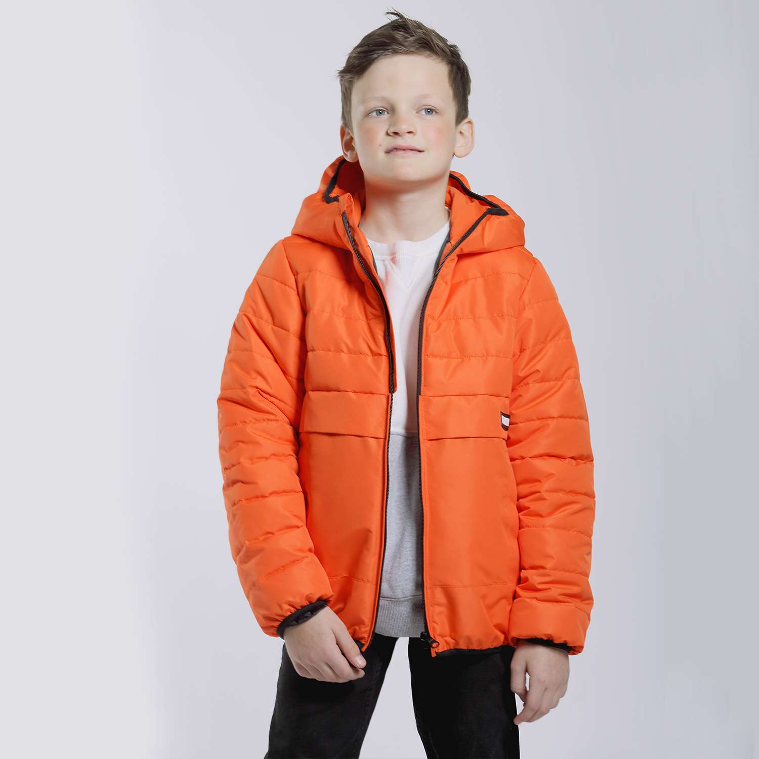 Куртка Orso Bianco OB20924-02_оранжевый - фото 2