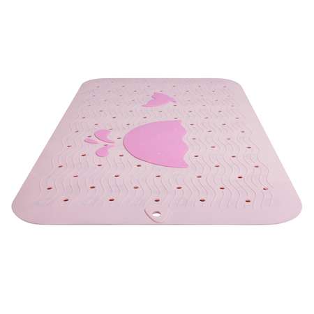 Коврик для ванной Stefan для мытья животных противоскользящий светло-розовый