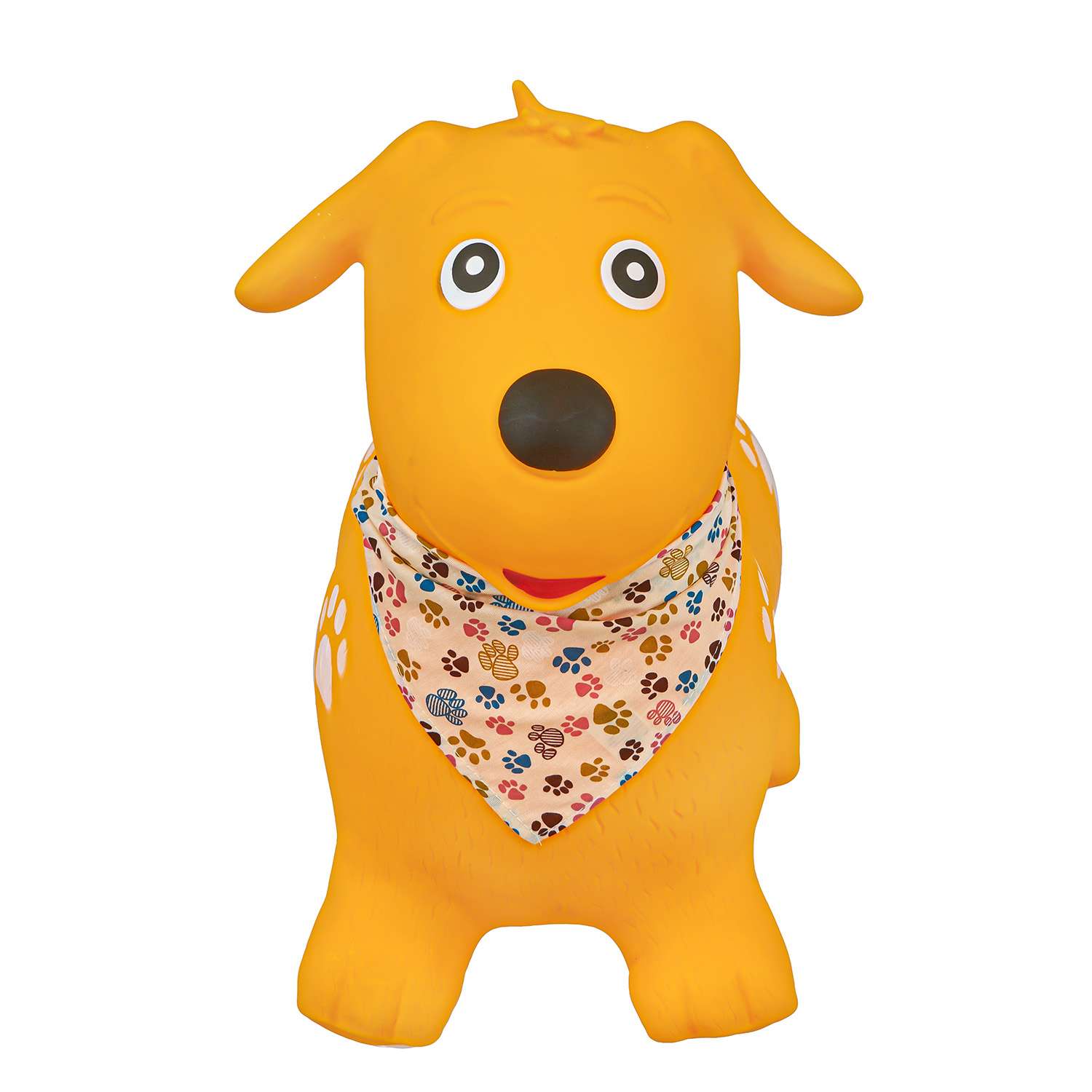 Прыгун надувной LAKO SPORT Желтая собака Гаф в комплекте с насосом - фото 7