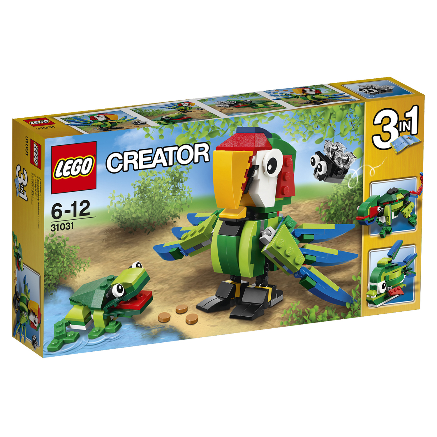 Конструктор LEGO Creator Животные джунглей (31031) купить по цене 999 ₽ в  интернет-магазине Детский мир