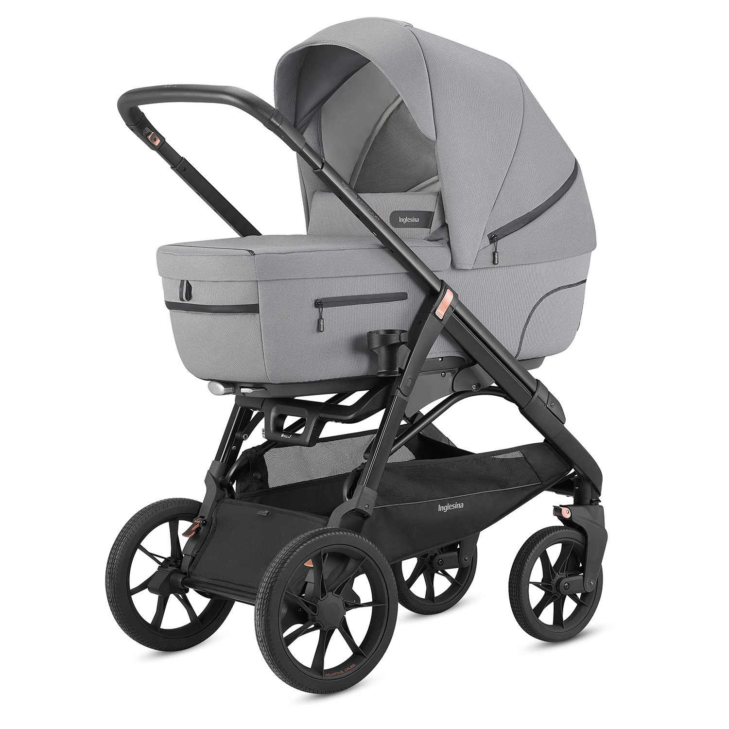 Коляска Inglesina Aptica System Quattro 4в1 на шасси ApticaXT Horizon Grey - фото 1