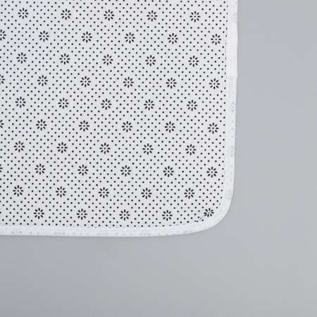 Набор ковриков Доляна для ванной и туалета «Чешуя» 2 шт: 50×80 40×50 см