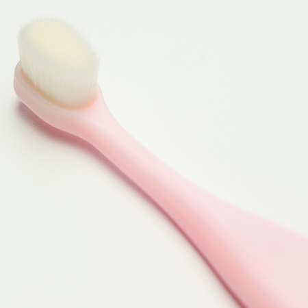 Детская зубная щетка Sima-Land с мягкой щетиной. нейлон. цвет розовый