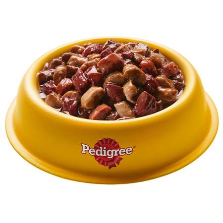 Корм для собак Pedigree говядина и ягненок в соусе консервированный 85г